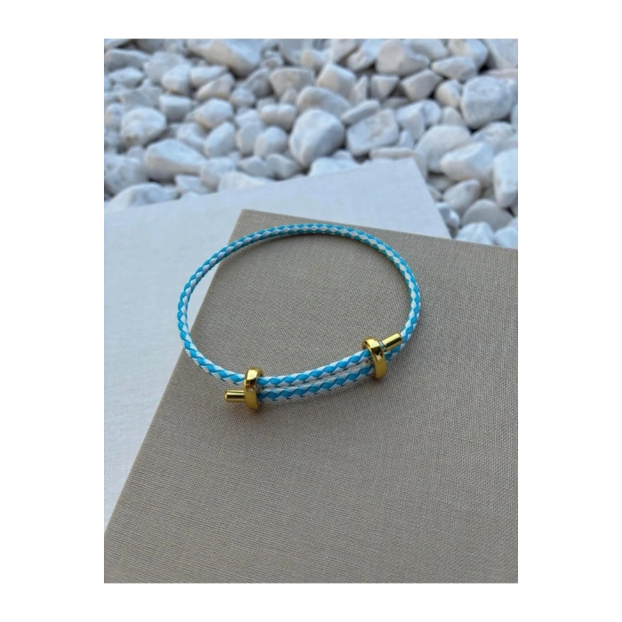 İp Bileklik Ayarlanabilir Model Mavi