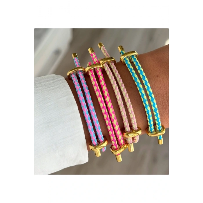 İp Bileklik Ayarlanabilir Model Yeşil