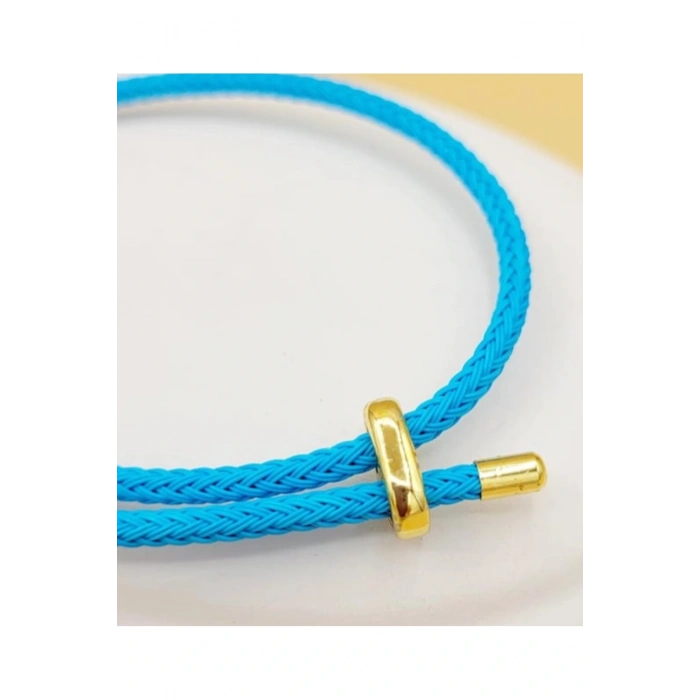 İp Bileklik Ayarlanabilir Model Mavi Renkli