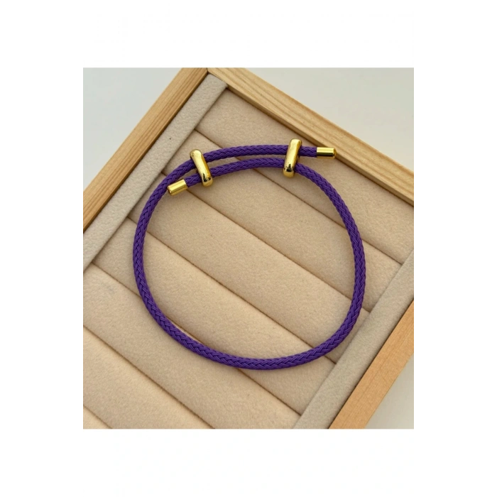 İp Bileklik Ayarlanabilir Model Mor Renk