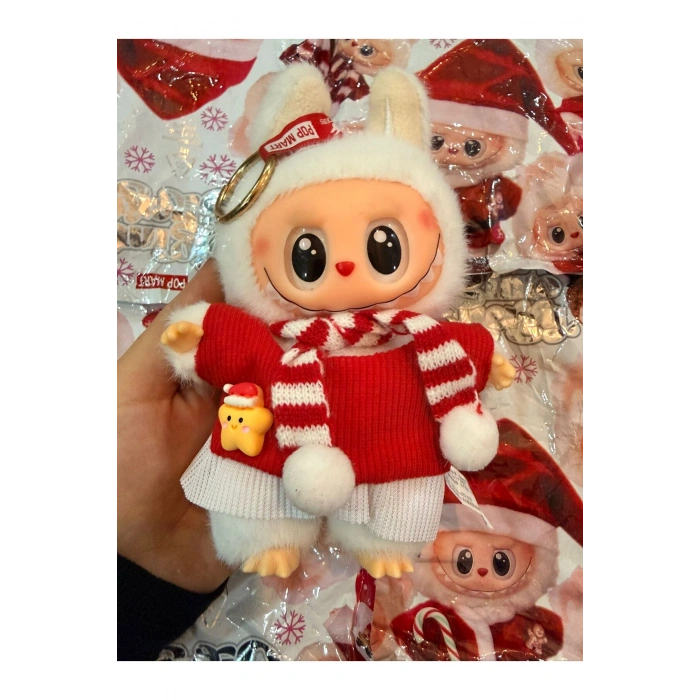 LABUBU Yilbası Özel Seri Yeni Yil Pelus Oyuncak Çanta Charm Koleksiyonluk Hediye