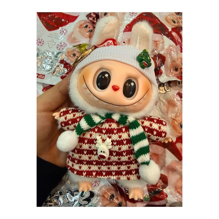 LABUBU Yilbası Özel Seri Yeni Yil Pelus Oyuncak Çanta Charm Koleksiyonluk Hediye