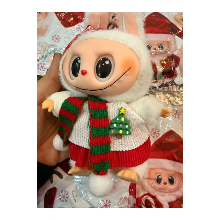 LABUBU Yilbası Özel Seri Yeni Yil Pelus Oyuncak Çanta Charm Koleksiyonluk Hediye