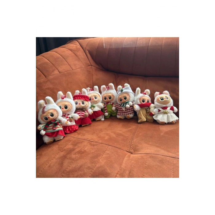 LABUBU Yilbası Özel Seri Yeni Yil Pelus Oyuncak Çanta Charm Koleksiyonluk Hediye