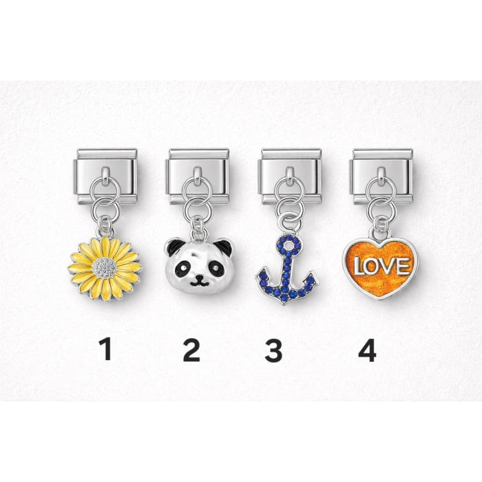 Nomi Charm Ucu Paslanmaz Çelik