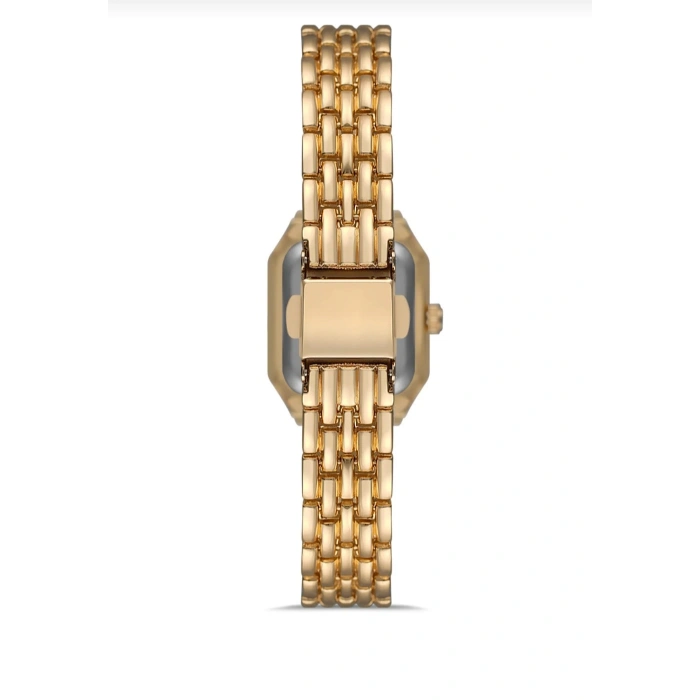 Gold Renkli Taşlı Kadın Alya Saat