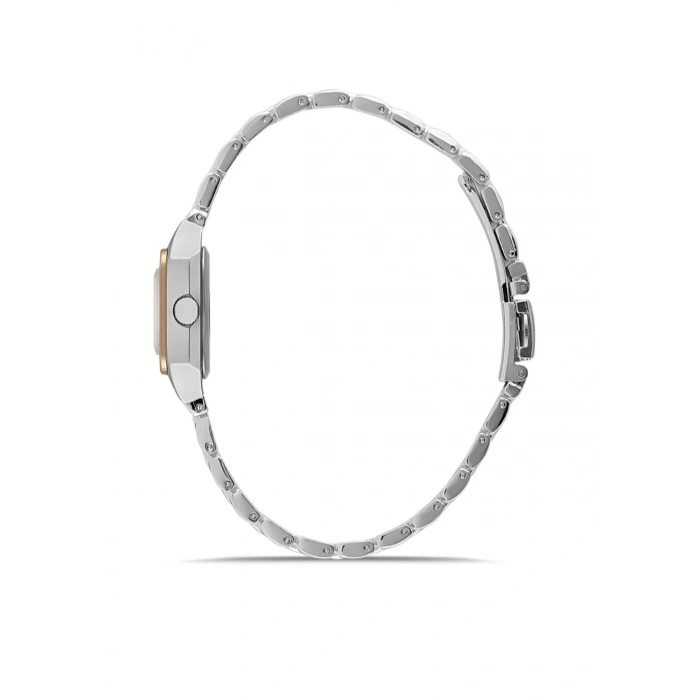 Çift Renkli Taşlı Kadın Alya Saat