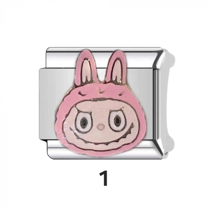 Nomi Charm Tavşan Figürlü Renkli Charm Ucu