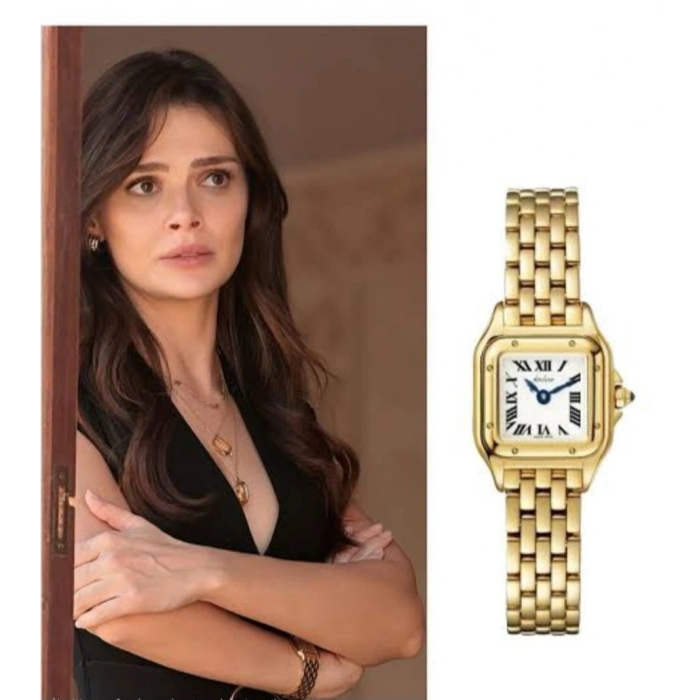 Gold Renkli Marka Model Alya Kadın Saat