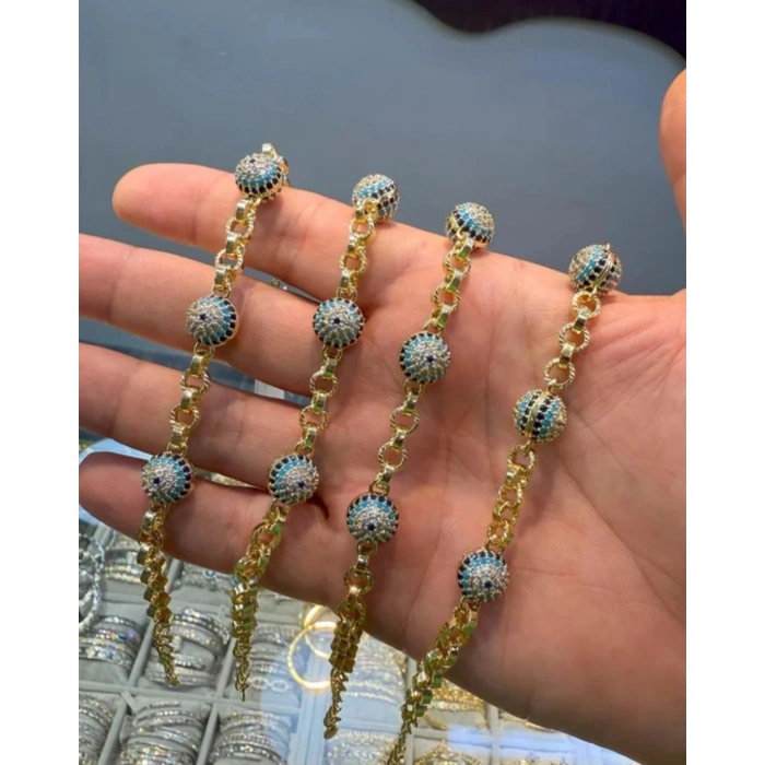 Xuping 14K Kaplama Nazar Boncuğu Bileklik