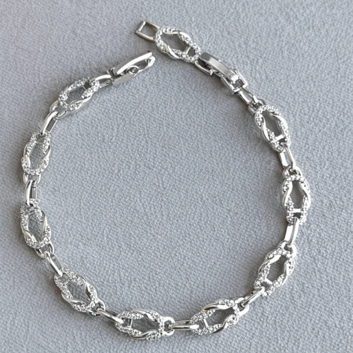 Xuping Gümüş Renkli Düğüm Model Bileklik