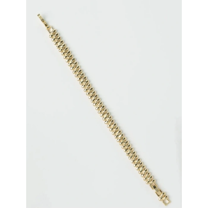 Xuping 14K Altın Kaplama Damla Form Zincir Bileklik