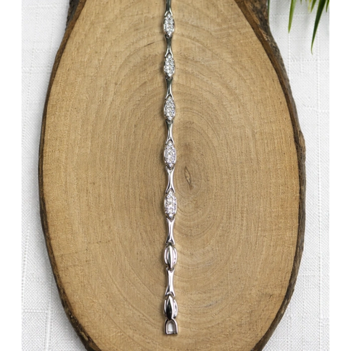 Xuping Gümüş Renkli Lüks Taşlı Bileklik