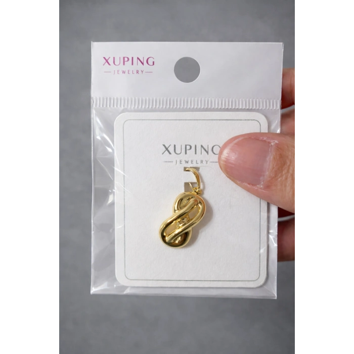 Xuping Modern Düğüm Sonsuzluk Kolye Ucu 14K Kaplama