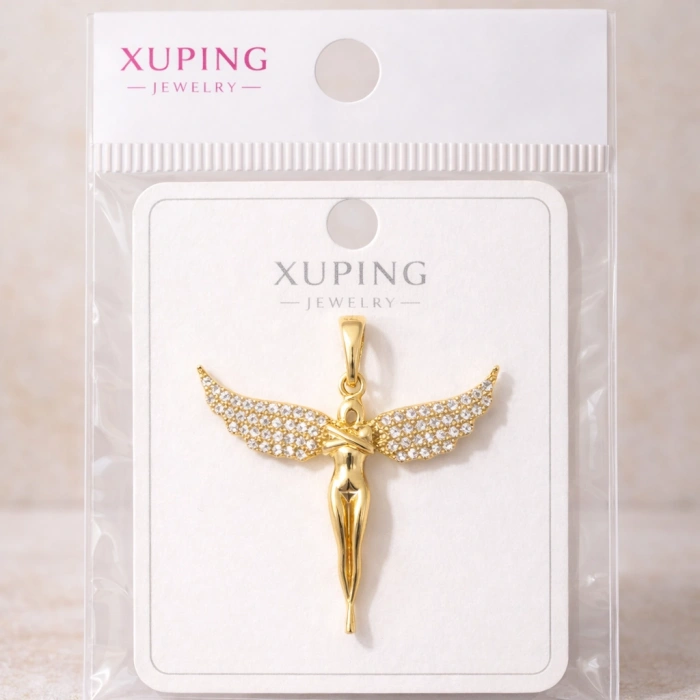 Xuping 14K Kaplama Melek Kanatlı Kolye Ucu