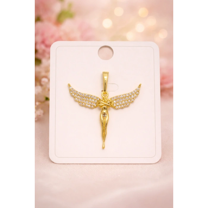 Xuping 14K Kaplama Melek Kanatlı Kolye Ucu
