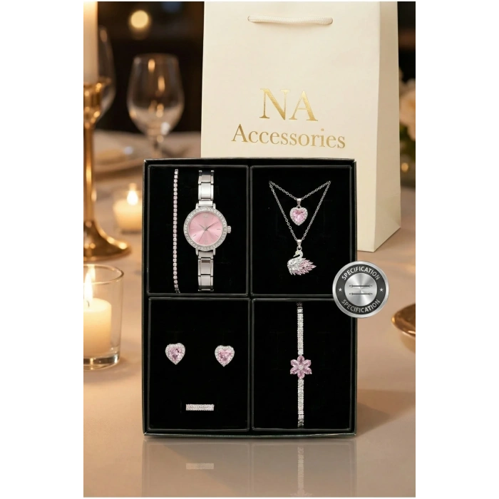 Advent Calendar Takı Seti – 7li Gümüş Renkli Sürpriz Paket