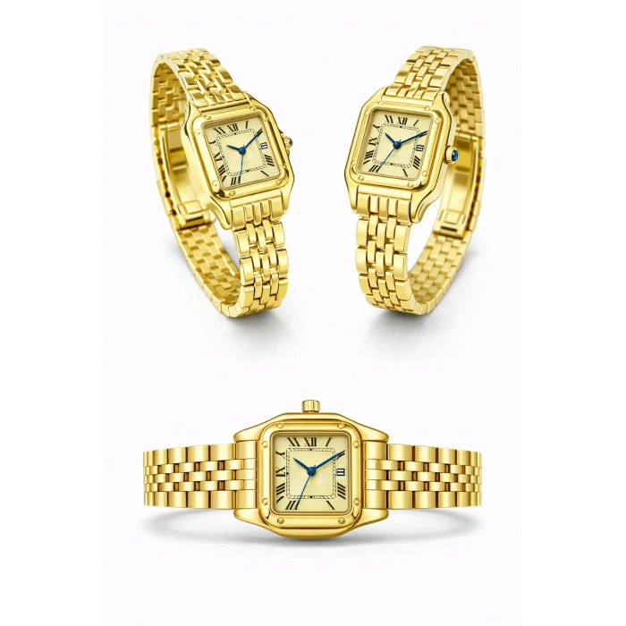 Gold Renkli Marka Model Alya Kadın Saat