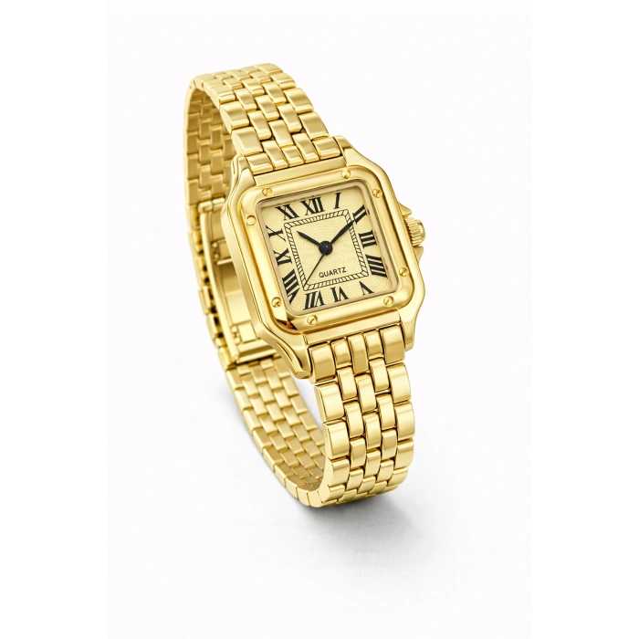 Gold Renkli Marka Model Alya Kadın Saat