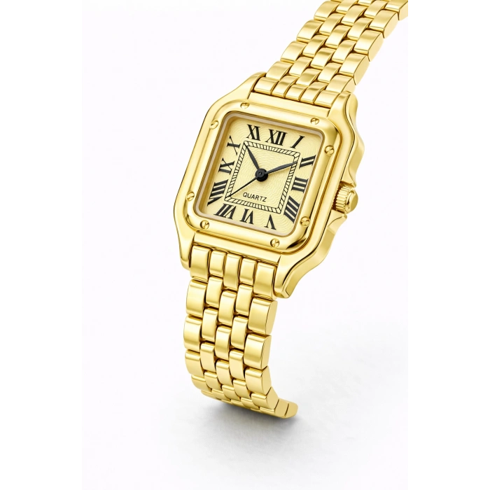 Gold Renkli Marka Model Alya Kadın Saat