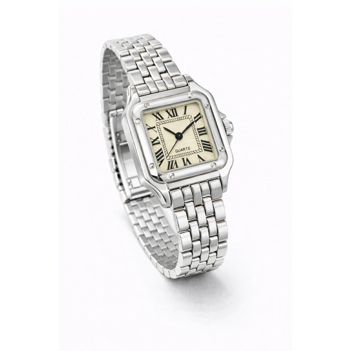 Gümüş Renkli Marka Model Alya Kadın Saat