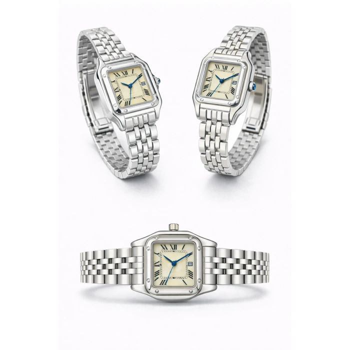 Gümüş Renkli Marka Model Alya Kadın Saat