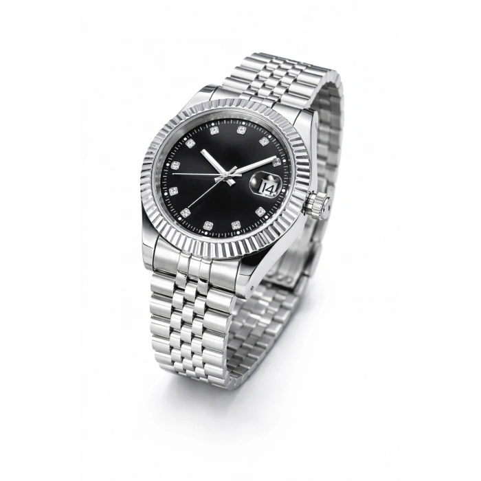 RLX Gümüş Renkli Tasarım Marka Kadın Saat