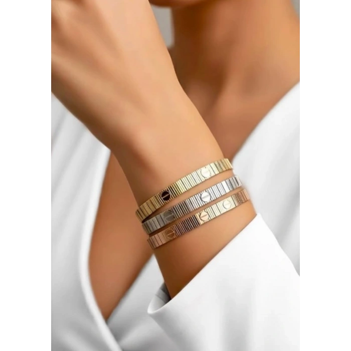 Kuyumcu Marka Model Gold Renkli Bileklik