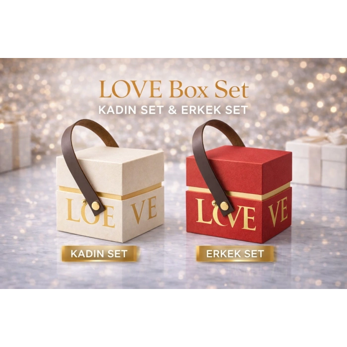 SÜRPRİZ LOVE BOX GÜMÜŞ KOMBİN (6’LI SET)