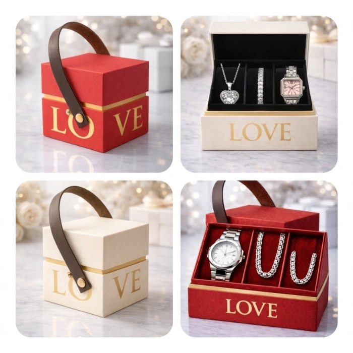 SÜRPRİZ LOVE BOX GÜMÜŞ KOMBİN (6’LI SET)