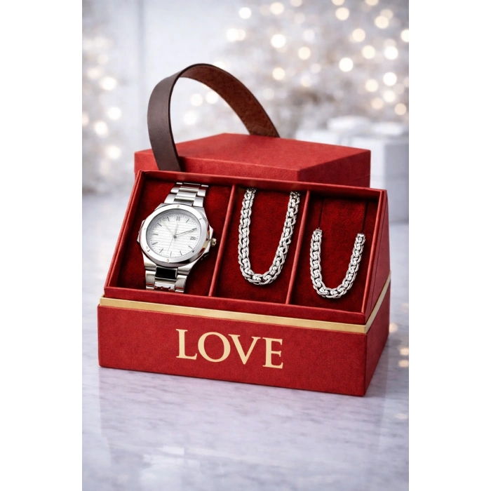 SÜRPRİZ LOVE BOX GÜMÜŞ KOMBİN (6’LI SET)
