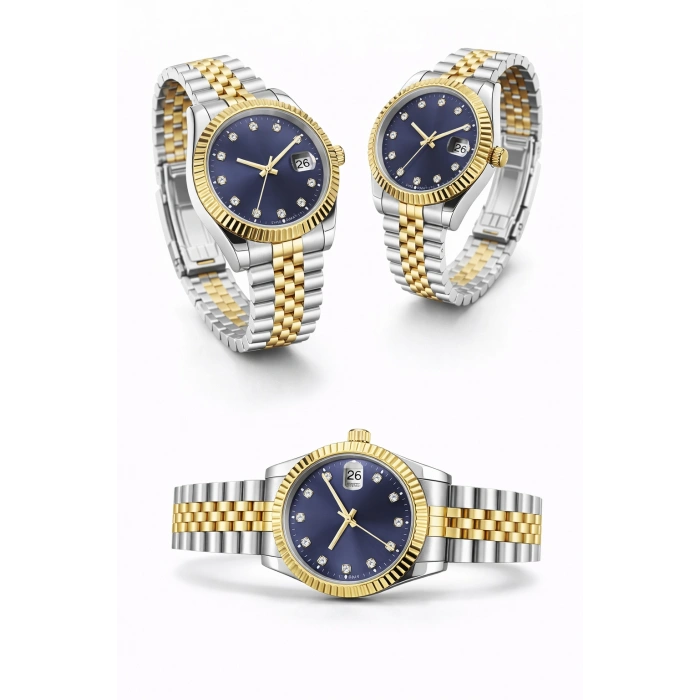 RLX Marka Model Tasarım Çift Renk Kadın Saat