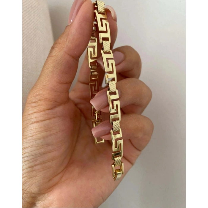 Xuping 14K Gold Kaplama Marka Model Bileklik