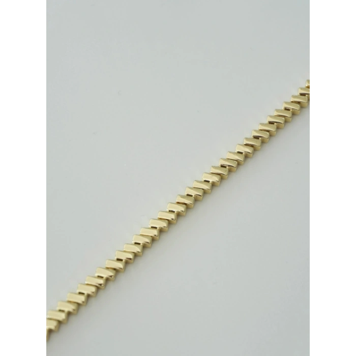 Xuping 14K Gold Kaplama Modern Zincir Bileklik