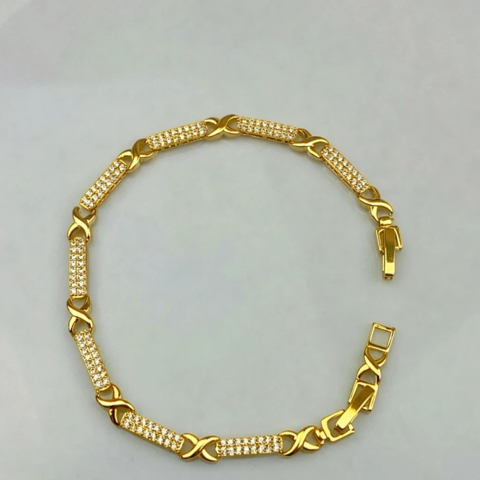 Xuping 14K Kaplama Sonsuzluk Bileklik Gold
