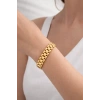 14K Gold Renkli Marka Model Bileklik Künye