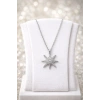 Gümüş Renkli Işıltılı Yıldız Kolye