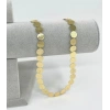 Gold Lüks Disk Detaylı Kolye