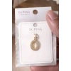Xuping Taşlı Oval Kolye Ucu 14K Kaplama