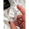 Zirkon Taşlı 5 Sıra Silver Renk Çelik Bileklik