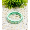 Mint Yeşili İrisli Taşlı Lastikli Esnek Bileklik