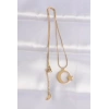 Ayyıldız Çelik Kolye Gold Renkli
