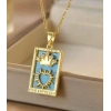 Empress Kraliçe Tarot Çelik Kolye