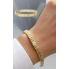Kuyumcu Marka Model Gold Renkli Bileklik