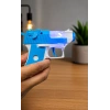 Taş Kağıt Makas Projeksiyon Tabancası Mavi-Beyaz