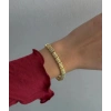Xuping 14K Gold Kaplama Minimal Zincir Bileklik
