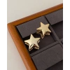 Yıldız Model Gold Renk Küpe