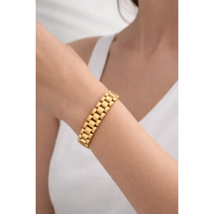 14K Gold Renkli Marka Model Bileklik Künye