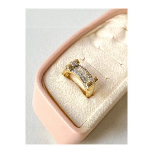 Taşlı Özel Tasarım Retro Yüzük Ayarlanabilir