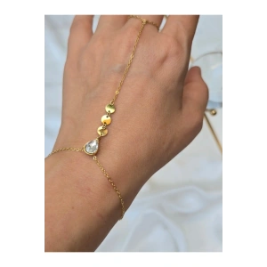 Tek Taş Detaylı Pullu Çelik Şahmeran